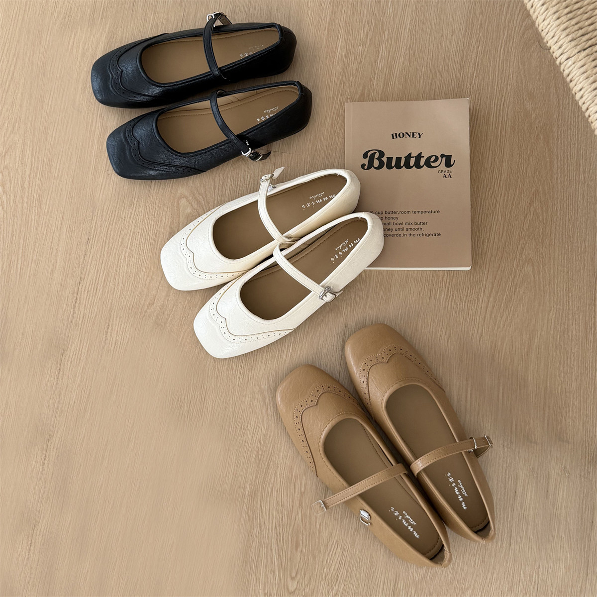 单鞋女低跟法式百搭2026新款玛丽珍鞋平底温柔风通勤小皮鞋英伦风,女鞋,浅口单鞋,淘宝优惠券,粉丝福利购,淘宝优惠卷