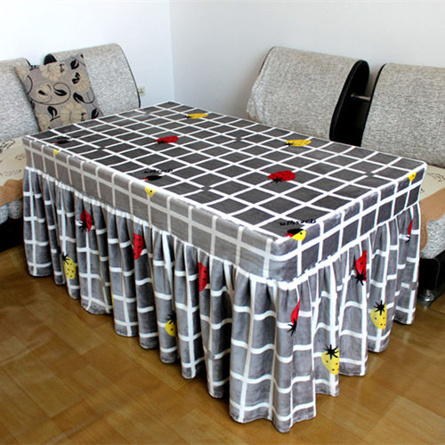 全包桌布正方形加厚长方形茶几烤火炉罩套子套取暖桌布罩加绒加厚