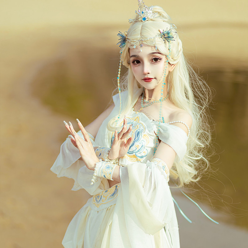 西域公主汉服女敦煌飞天少女改良汉元素西双版纳异域风情舞蹈服装