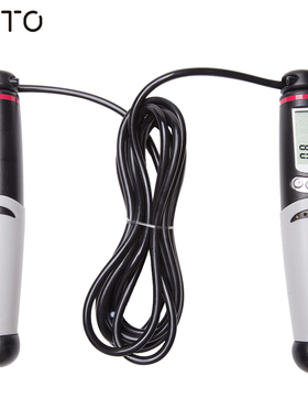 康都KYTO橡胶电子计数计时跳绳学生中考专用轴承比赛家用运动健身