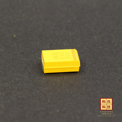 10uF 25V T491 106美国基美KEMET二氧化锰钽SMD固态电容[259科氏]