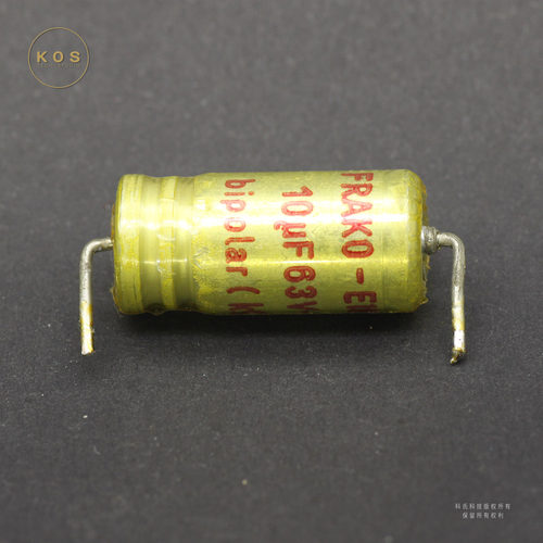 KOS TECH | 10uF 63V KE BP红字无极 FRAKO 超参考级西德胆神电容