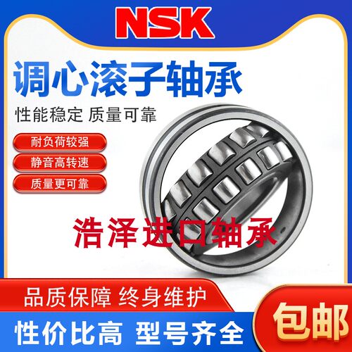 NSK进口 双列调心滚子轴承22312 EAE4 CDE4 CAM K/W33 C3 S11轴承
