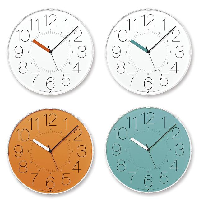 lemnos日本客厅创意风时钟表