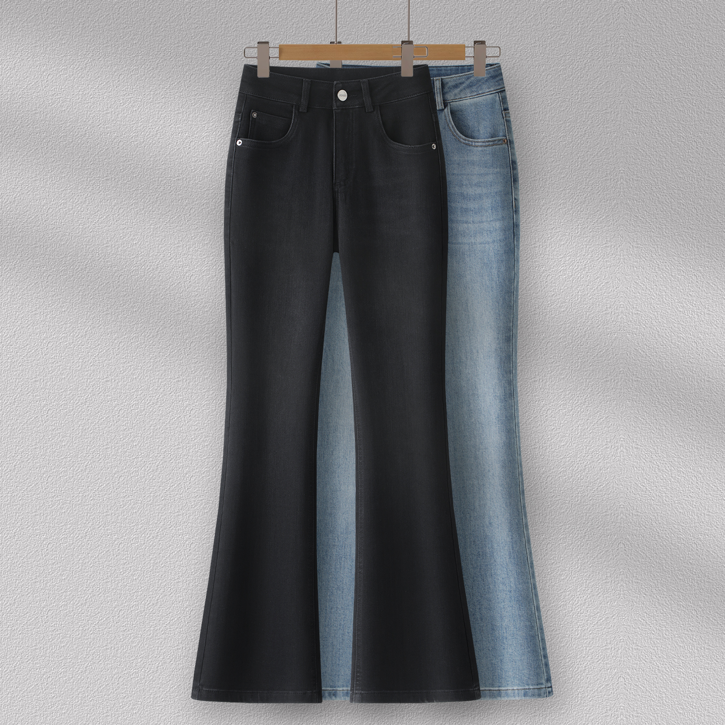 【百搭神裤】棉弹软牛仔微喇裤