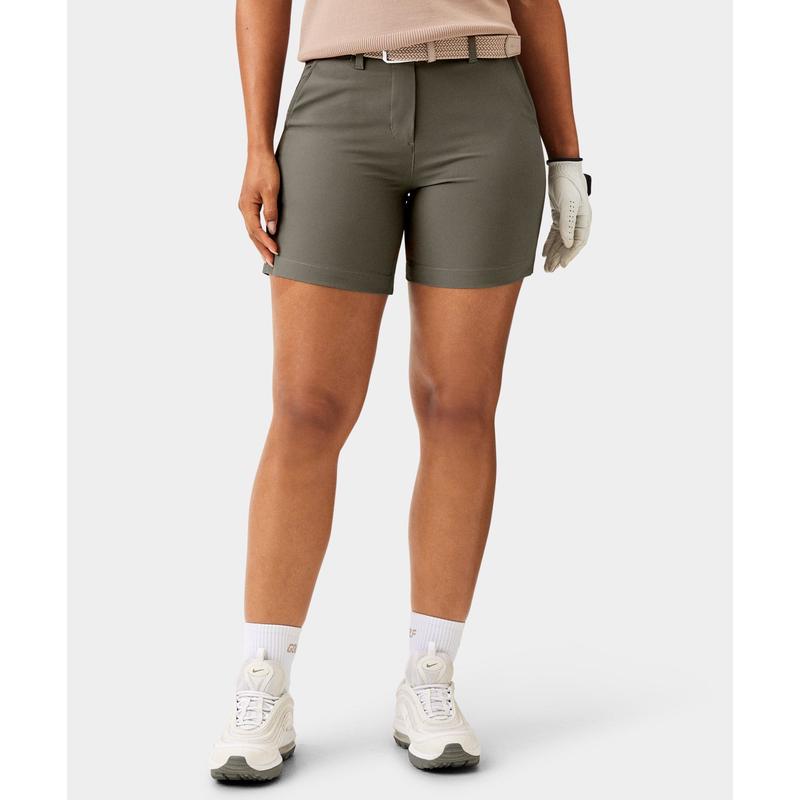 代购代购MACADE女士高尔夫短裤柔软舒适伸展自如防滑腰带透气轻