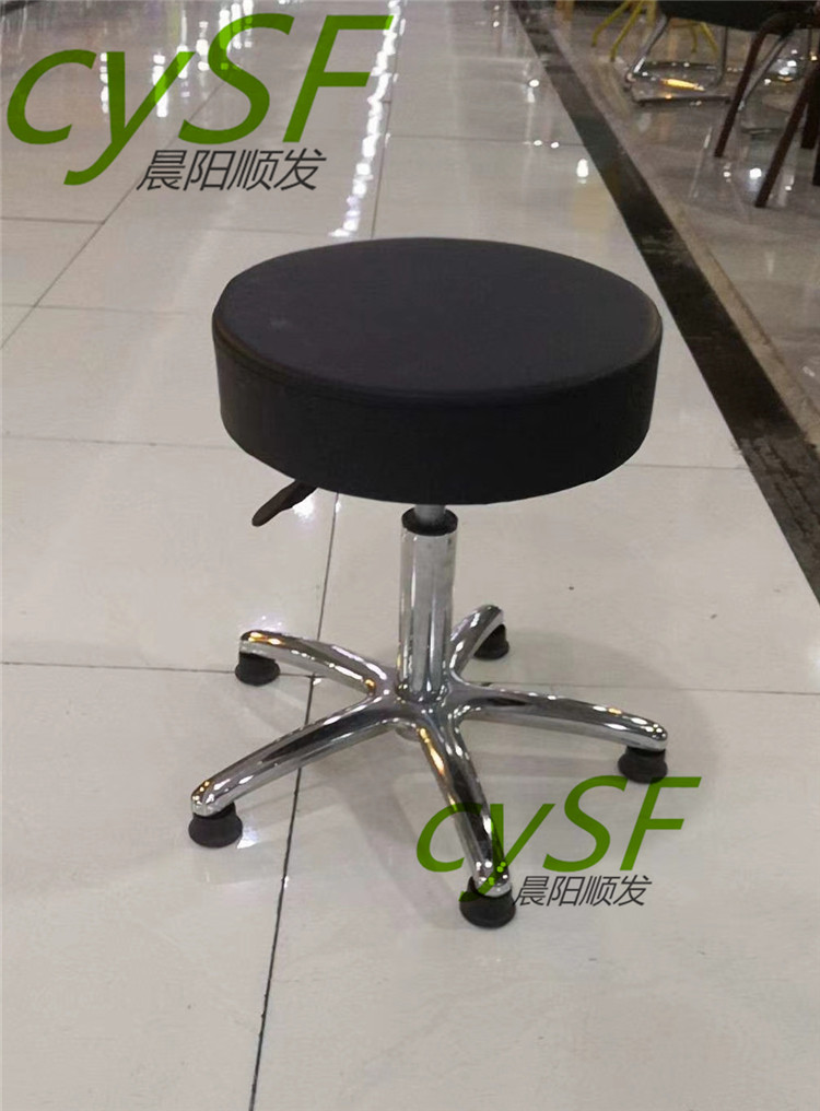 北京圆凳升降美容凳大工凳师傅凳实验室带轮坐凳加厚面小型电脑椅