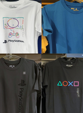 优衣库UNIQLO联名playstation游戏机ps图案UT
