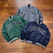 两面穿 city boy 重磅推荐 MA1字母刺绣 男女情侣棒球棉衣夹克外套