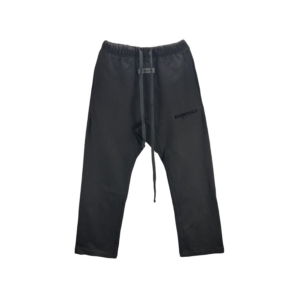 thumbnail for FOG ESSENTIALS Flocking Letter Straight-leg Casual pants Men's and Women's High Street Loose Minimalist Sweatpants Trendy