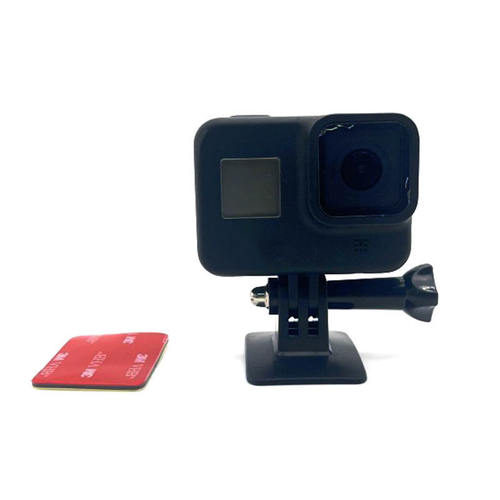 适用Gopro大疆Insta360头盔支架运动相机柔性粘贴底座手机车载