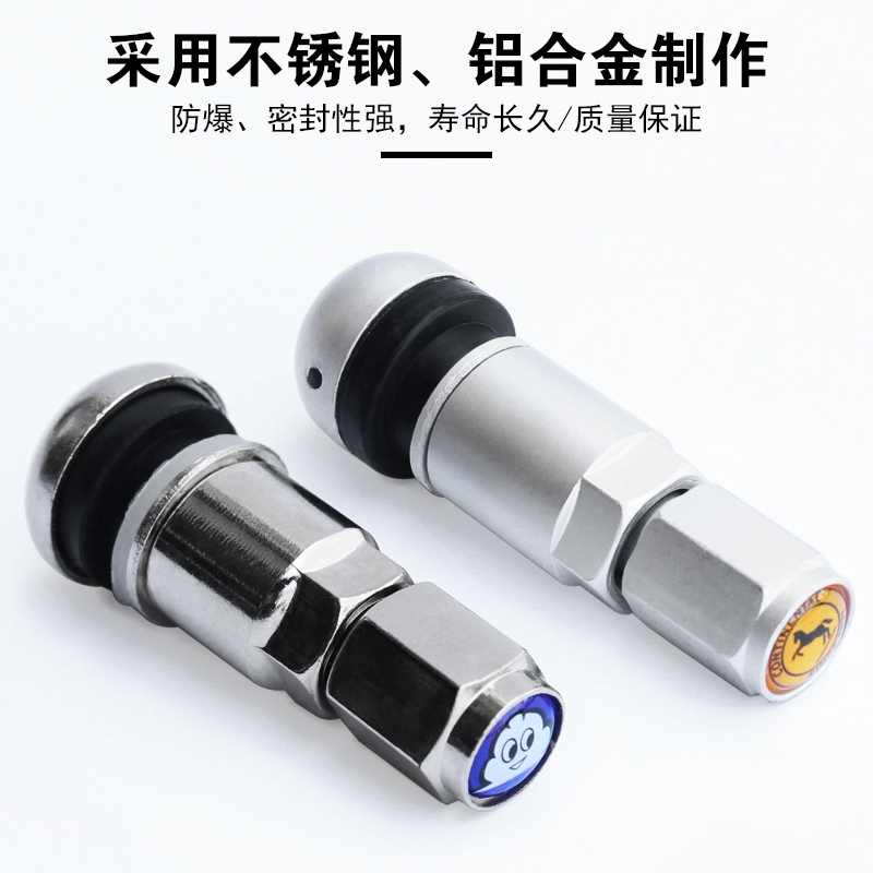 包邮不锈钢气门嘴真空嘴不锈钢真空嘴防爆气门嘴改装气门嘴非铝嘴