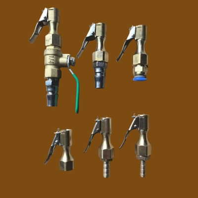 车载充气泵气管转换嘴打气筒轮胎美式法式螺纹气嘴转接头快速夹头