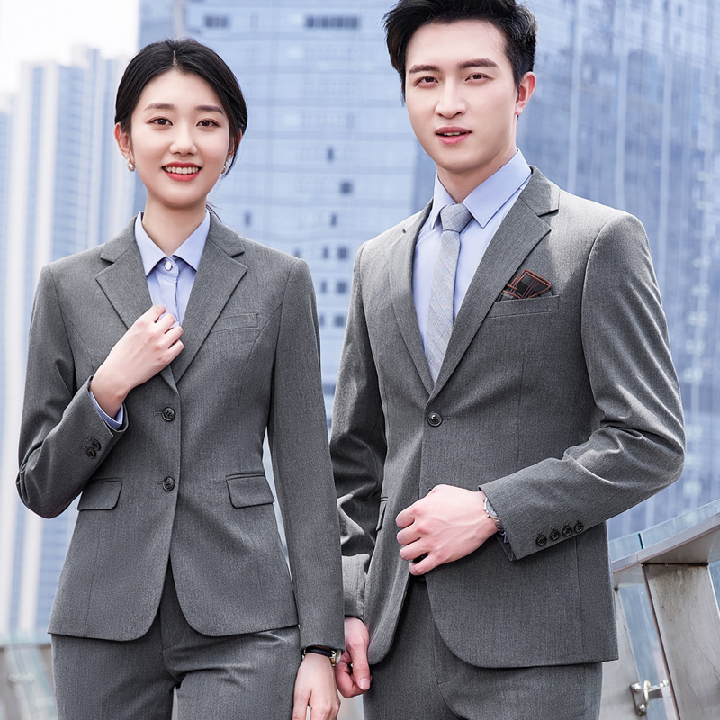 弹力不掉色不起皱男女款团购工装