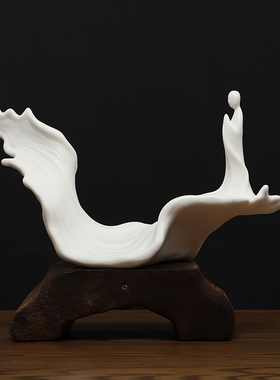 至鼎陶瓷摆件中式客厅