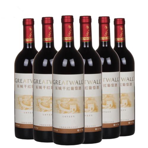 Greatwall/长城 华夏长城清新干红750ml*6瓶整箱装包邮