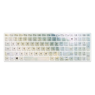 水彩风景可定制彩绘键盘膜