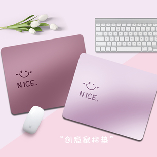 创意2025渐变鼠标垫男女生办公笔记本电脑键盘垫卡通可定制防滑垫
