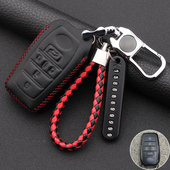 赛那 汽车真皮钥匙包 格瑞维亚 埃尔法 遥控套扣 威尔法 适用丰田