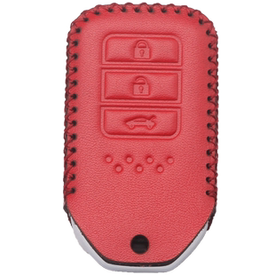 红旗H5 HS5 HS3 H9 HS7 H6 天工08 汽车真皮钥匙套 专用遥控包扣