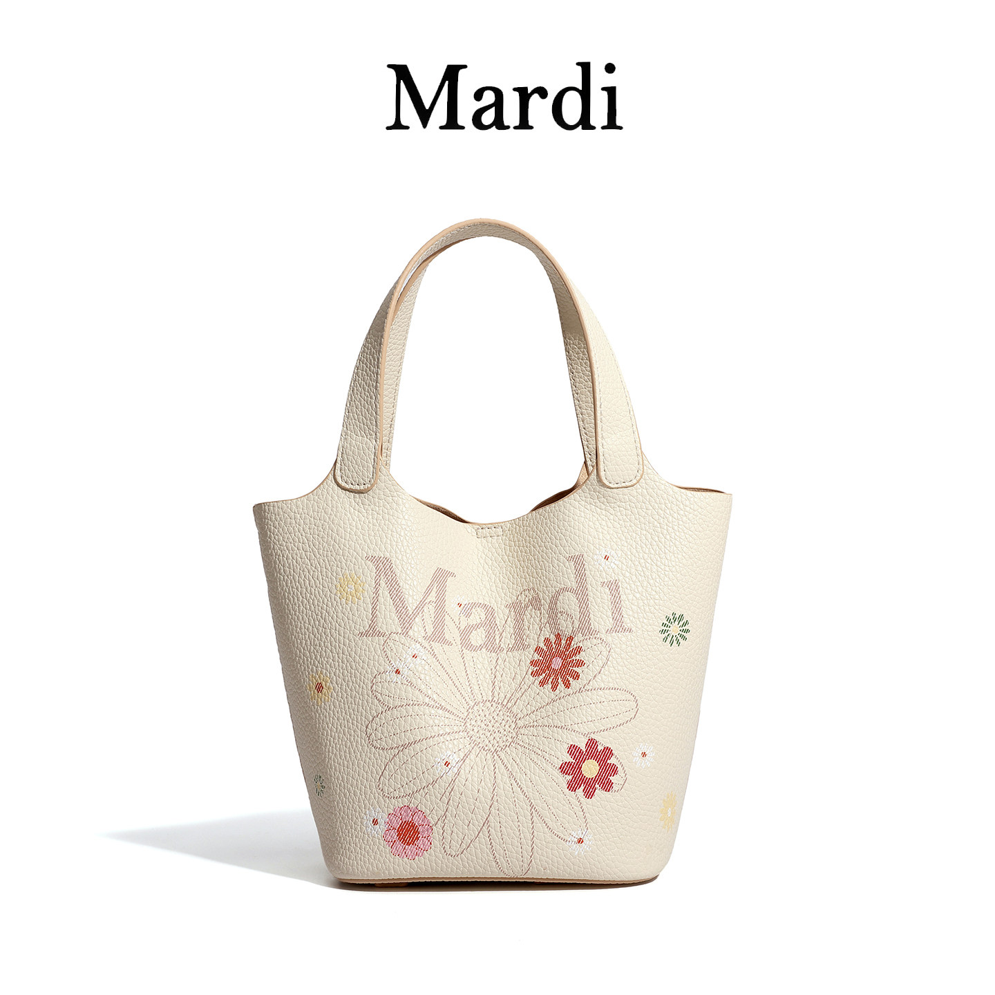 【MARDI官方】百搭休闲皮革耐用小雏菊新款精致简约大容量挺括包