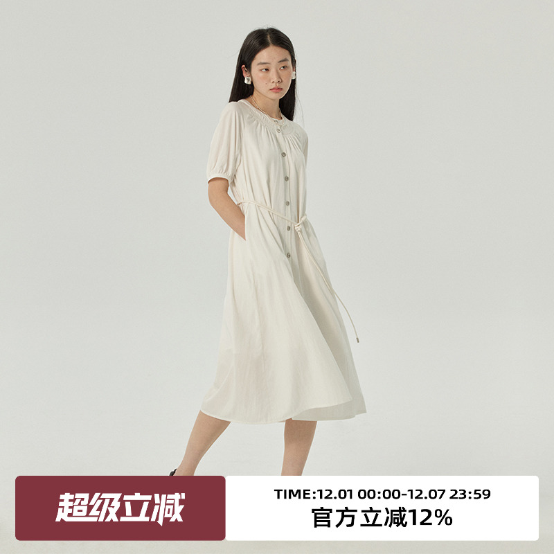 omont蛋挞家通勤棉布气质