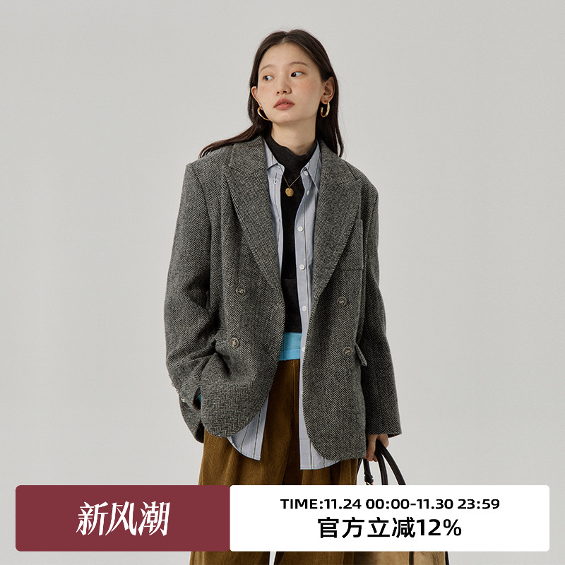 omont蛋挞家常规长袖西装