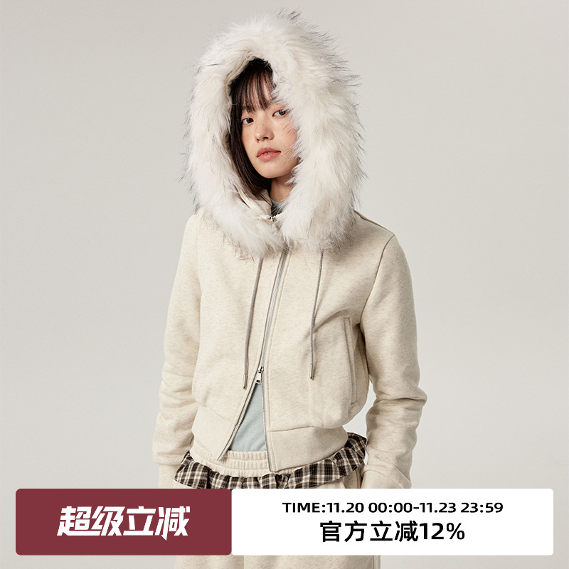 omont蛋挞家修身休闲卫衣