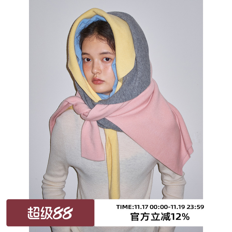 多色半高领无缝羊毛针织打底衫