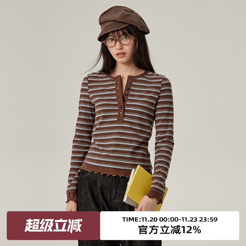 omont蛋挞家长袖磨毛厚