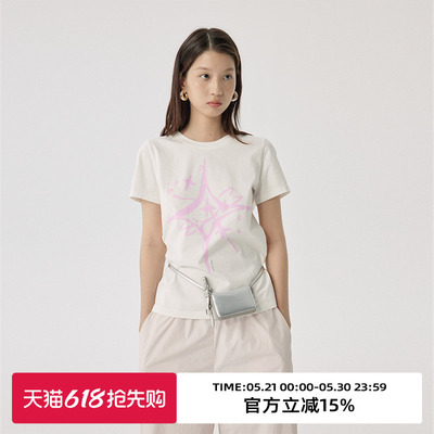 omont蛋挞家短袖休闲星星