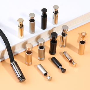 卫衣帽绳衣服裤 腰抽绳吊坠 子绳头绳子配件可拆卸金属头卡扣百搭裤