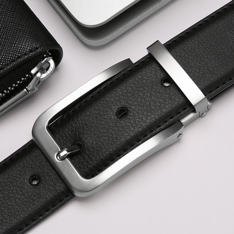 针扣中青年时尚风学生男士皮带