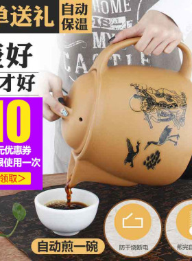 烧药壶农用紫砂药壶焦药壶煮汤药壶剪药壶炖药壶煎中药壶全自动