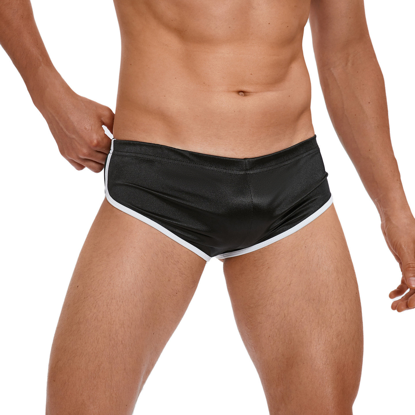 跨境欧美新款性感修身舒适男士运动瑜伽健身跑步短裤休闲百搭男装