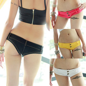 新款 热裤 夏季 特价 女式 潮牛仔短裤 欧美超短夜店女装 性感低腰显瘦