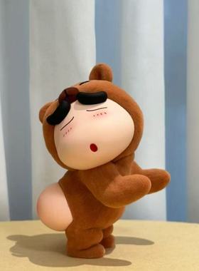 红屁股桌面可爱装饰蜡笔小新客厅摆件家居好物玄关系入户门装饰品