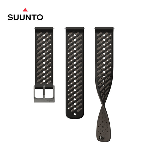 SUUNTO颂拓22MM通用硅胶运动表带