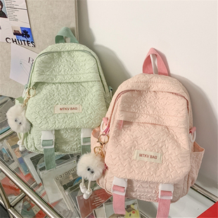 韩版儿童迷你小背包女孩夏季出游逛街双肩包中大童研学旅行书包女