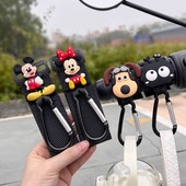 电动车前置挂钩锁扣免打孔可爱卡通通用多功能自行车挂包挂勾￥