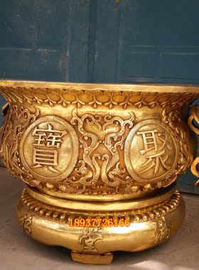 金玉满堂招财摆件风水铜器