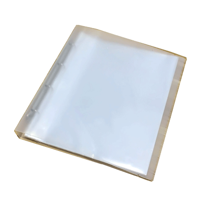 简约收纳册A3B4高透膜活页夹