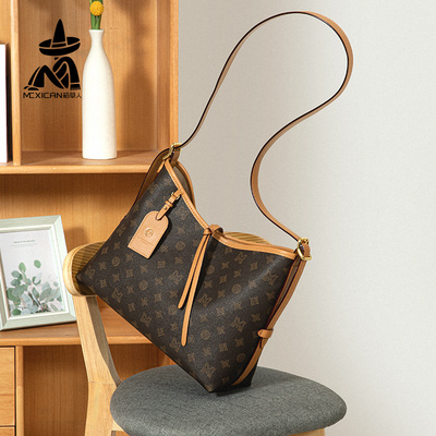 轻奢老花腋下包托特女士包