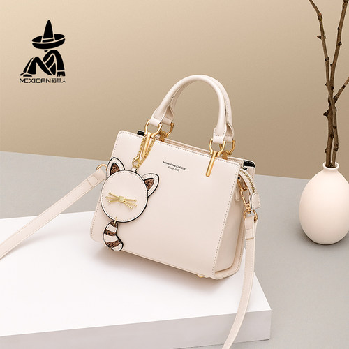 Mexican/稻草人女包斜挎包女2025新款百搭女士包包送女友送老婆潮