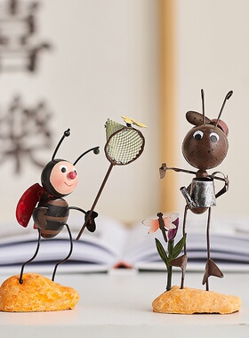 甲壳虫桌面治愈系小摆件创意可爱小玩意办公儿童礼物家居饰品摆件