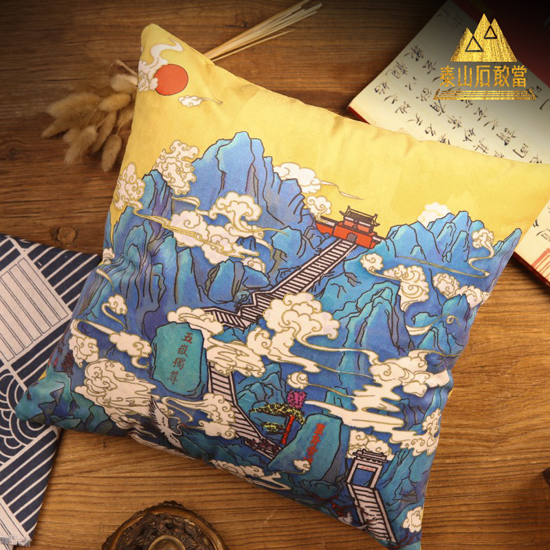 泰山石敢当原创创意抱枕沙发靠垫汽车护腰靠垫办公室午休靠枕靠山在类目 家居饰品, 创意饰品, 创意礼品中 - 来自Buy2taobao.com提供专业的淘宝代购服务