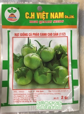 越南ca phao xanh小茄子种子 小圆茄 青茄子种苗  包邮 蔬菜种子