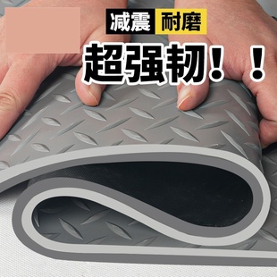 牛津垫PVC地垫耐磨地板防水塑料裁剪防滑垫地胶工厂仓库车间走廊.