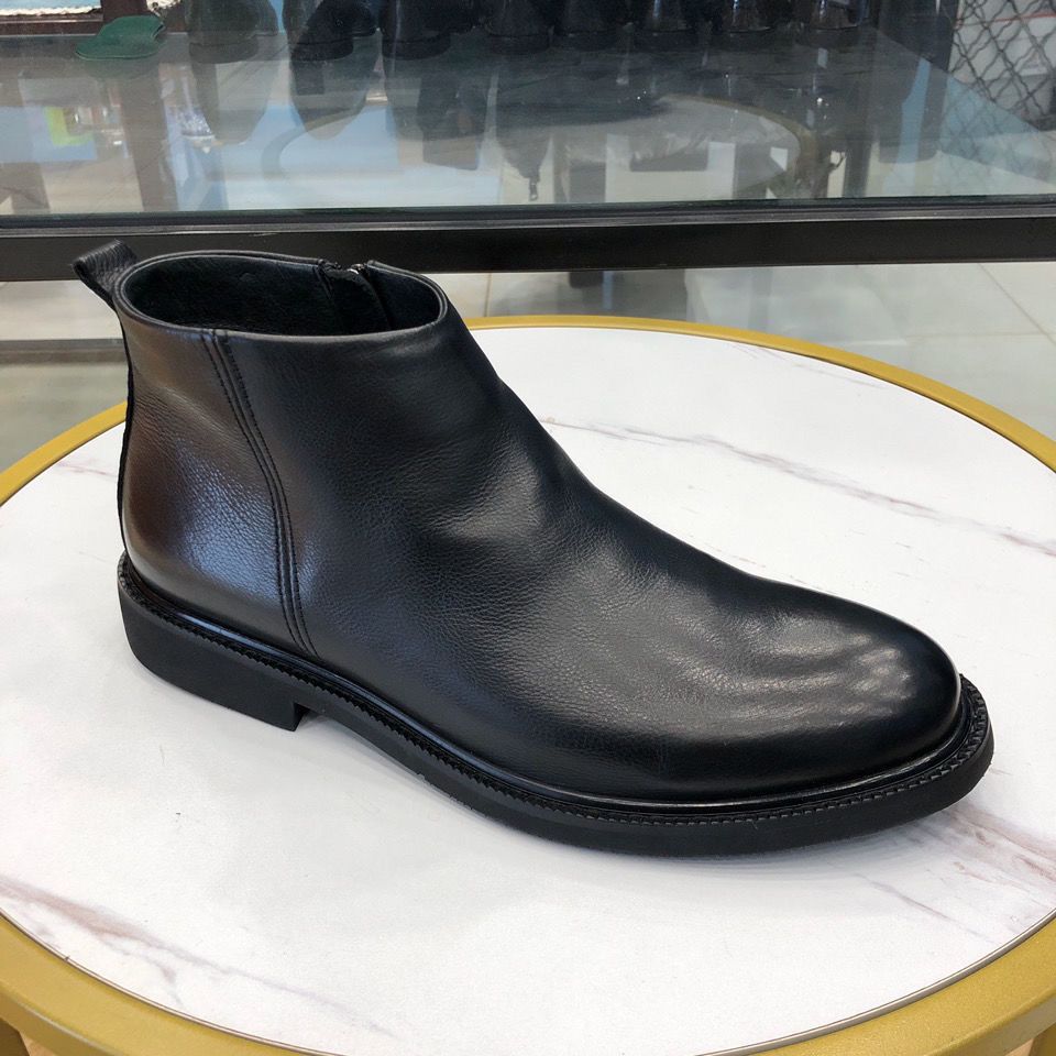 w578商务休闲切尔西牛皮短靴