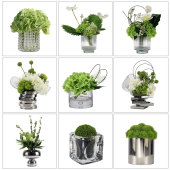 2026新款 摆件 花瓶仿真花绿植绿萝桌面小盆景假花餐厅厕所台面软装